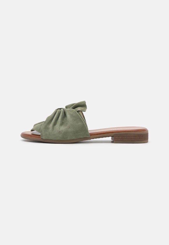 Chausson ANNA FIELD Anna Field Cuir Vert Femme | GON-5793154